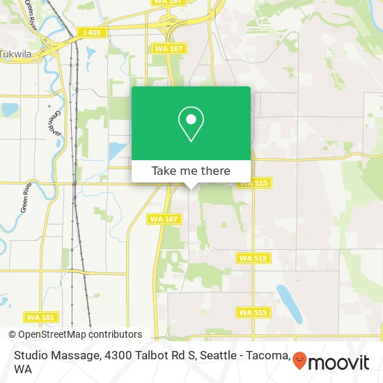 Mapa de Studio Massage, 4300 Talbot Rd S