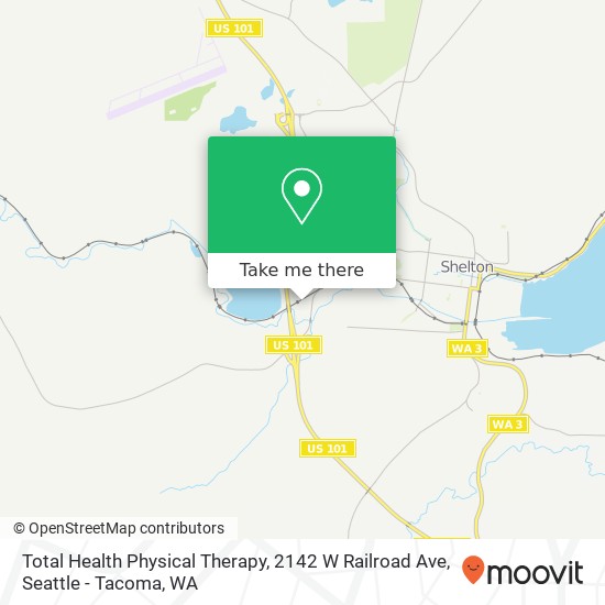 Mapa de Total Health Physical Therapy, 2142 W Railroad Ave