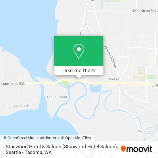 Mapa de Stanwood Hotel & Saloon