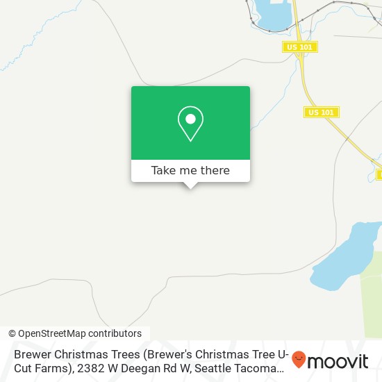 Mapa de Brewer Christmas Trees (Brewer's Christmas Tree U-Cut Farms), 2382 W Deegan Rd W