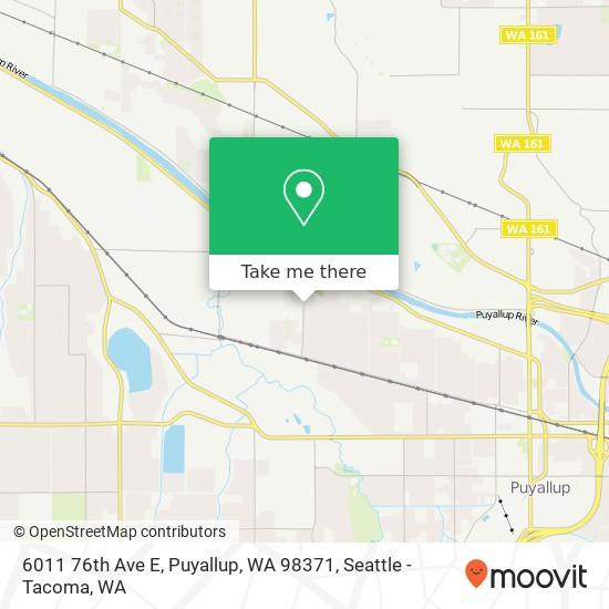 Mapa de 6011 76th Ave E, Puyallup, WA 98371