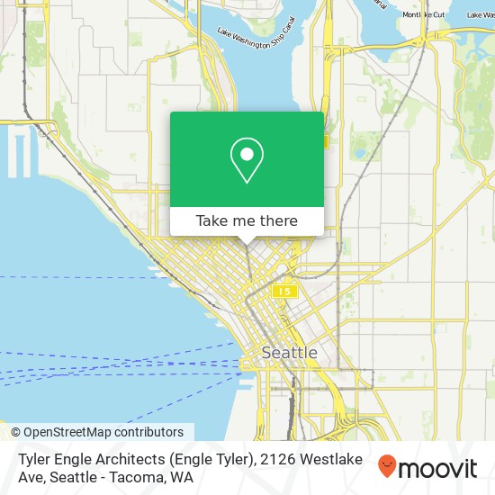 Mapa de Tyler Engle Architects (Engle Tyler), 2126 Westlake Ave