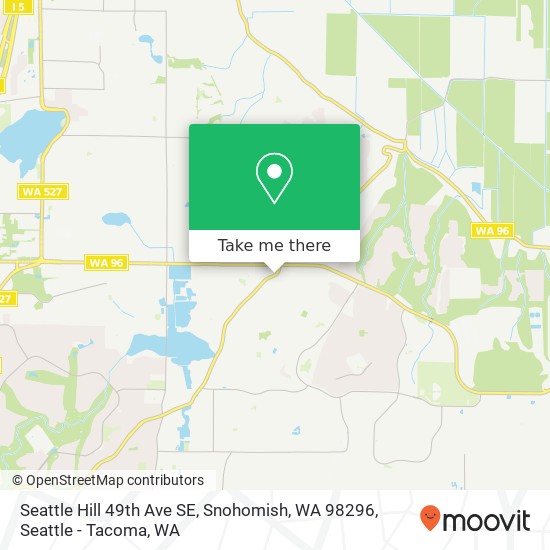 Mapa de Seattle Hill 49th Ave SE, Snohomish, WA 98296