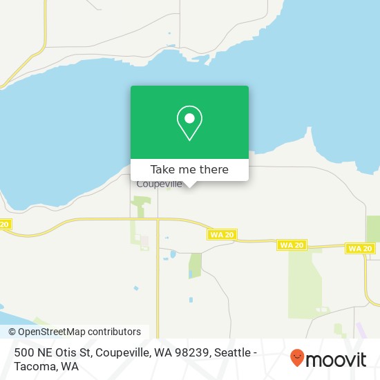 Mapa de 500 NE Otis St, Coupeville, WA 98239