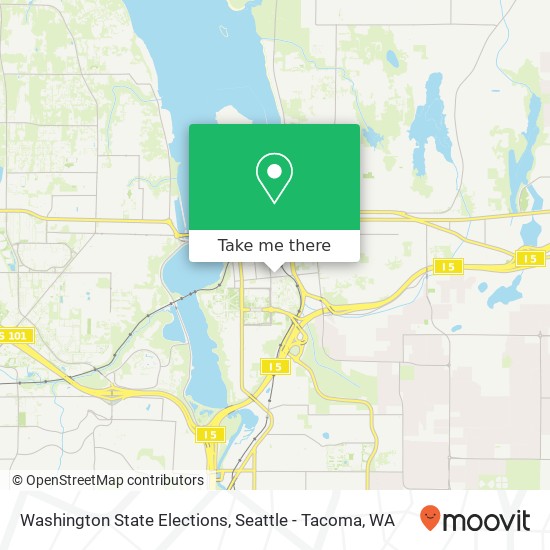 Mapa de Washington State Elections