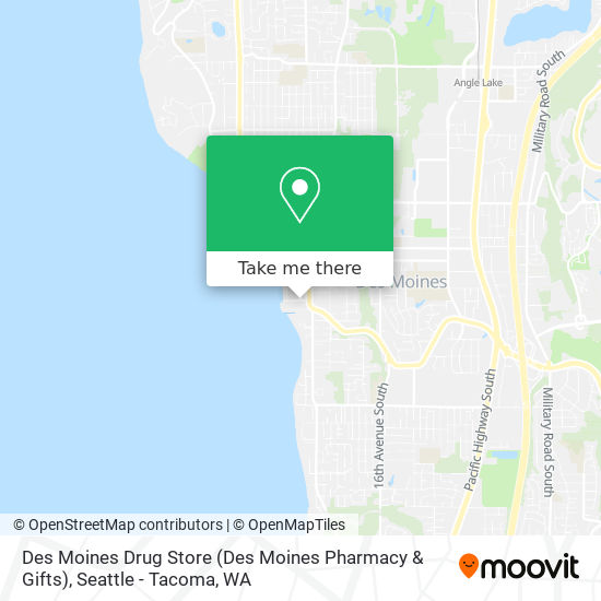 Des Moines Drug Store (Des Moines Pharmacy & Gifts) map