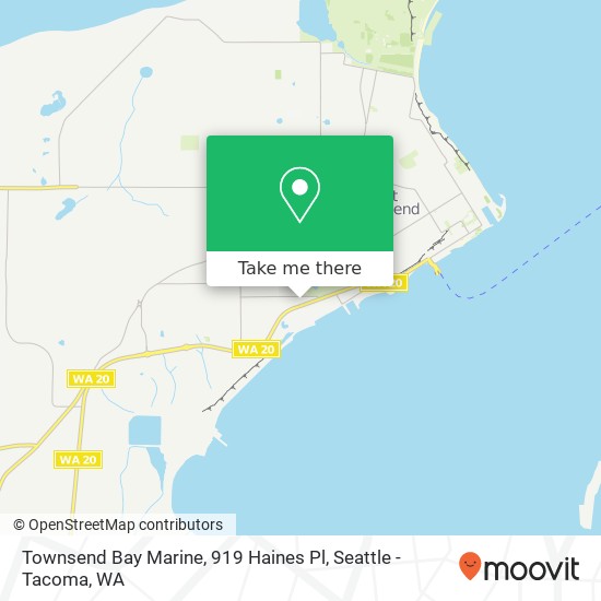 Townsend Bay Marine, 919 Haines Pl map