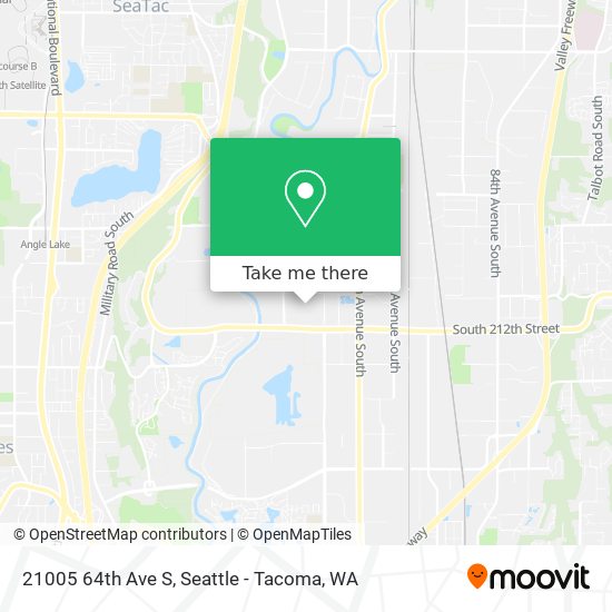 Mapa de 21005 64th Ave S