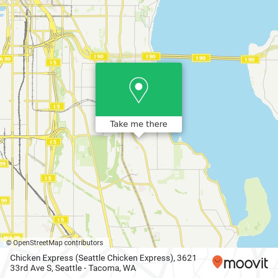 Chicken Express (Seattle Chicken Express), 3621 33rd Ave S map