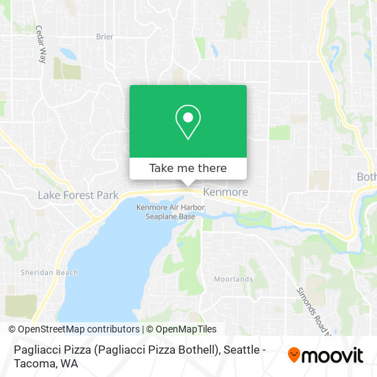 Mapa de Pagliacci Pizza (Pagliacci Pizza Bothell)