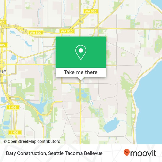 Baty Construction map