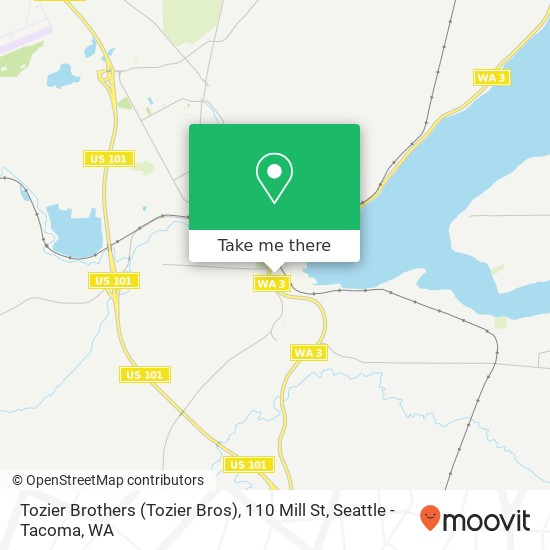 Mapa de Tozier Brothers (Tozier Bros), 110 Mill St