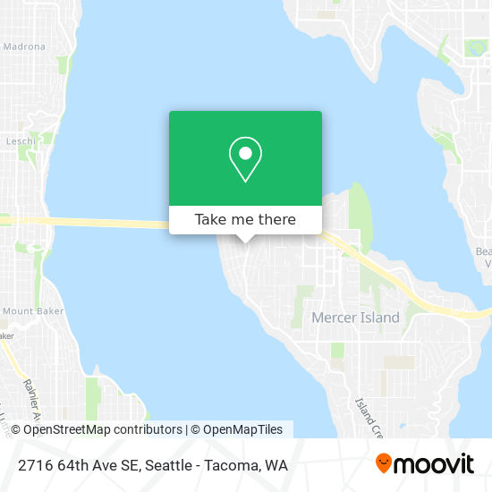 Mapa de 2716 64th Ave SE