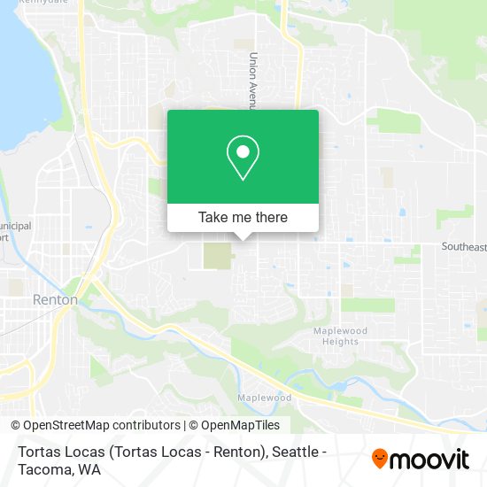 Mapa de Tortas Locas (Tortas Locas - Renton)