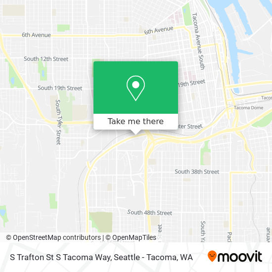 Mapa de S Trafton St S Tacoma Way