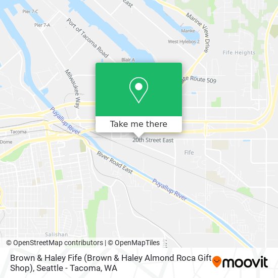 Brown & Haley Fife (Brown & Haley Almond Roca Gift Shop) map