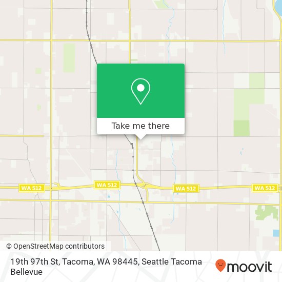 Mapa de 19th 97th St, Tacoma, WA 98445