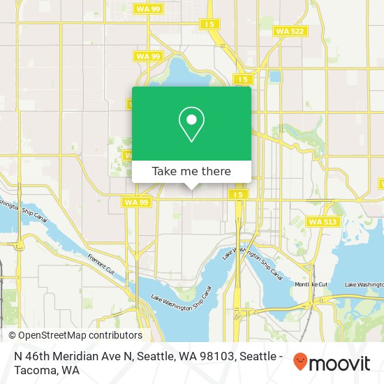 N 46th Meridian Ave N, Seattle, WA 98103 map