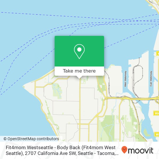 Fit4mom Westseattle - Body Back (Fit4mom West Seattle), 2707 California Ave SW map