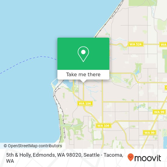 Mapa de 5th & Holly, Edmonds, WA 98020