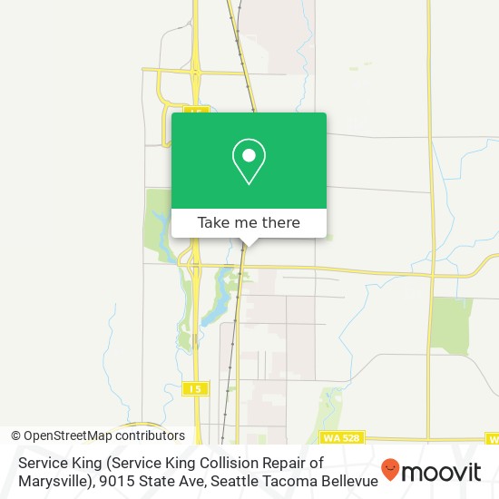 Mapa de Service King (Service King Collision Repair of Marysville), 9015 State Ave