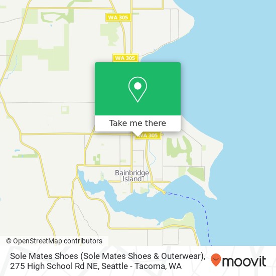 Mapa de Sole Mates Shoes (Sole Mates Shoes & Outerwear), 275 High School Rd NE