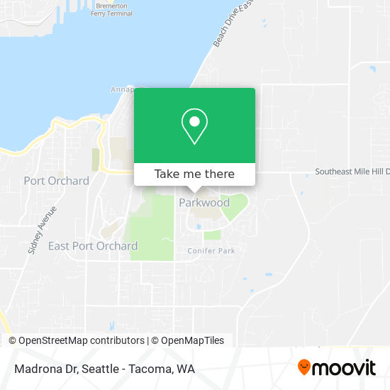 Madrona Dr map