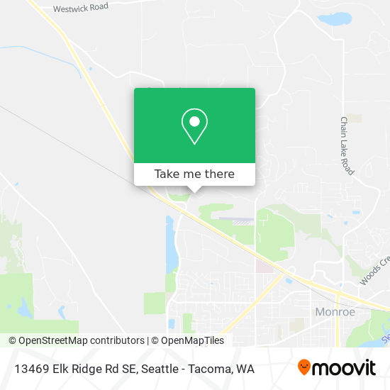 Mapa de 13469 Elk Ridge Rd SE