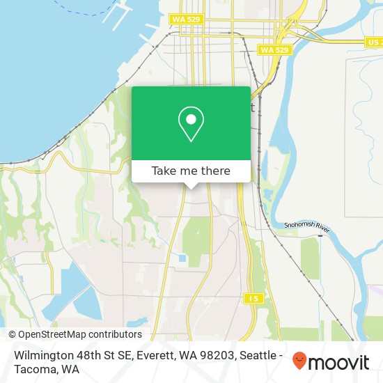 Wilmington 48th St SE, Everett, WA 98203 map