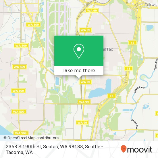 2358 S 190th St, Seatac, WA 98188 map