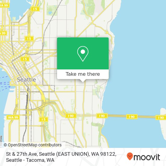 St & 27th Ave, Seattle (EAST UNION), WA 98122 map