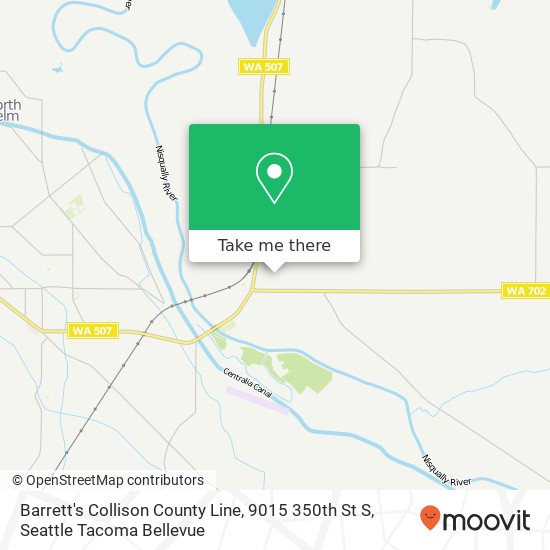 Mapa de Barrett's Collison County Line, 9015 350th St S