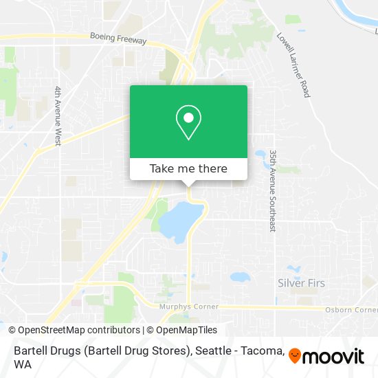 Bartell Drugs (Bartell Drug Stores) map