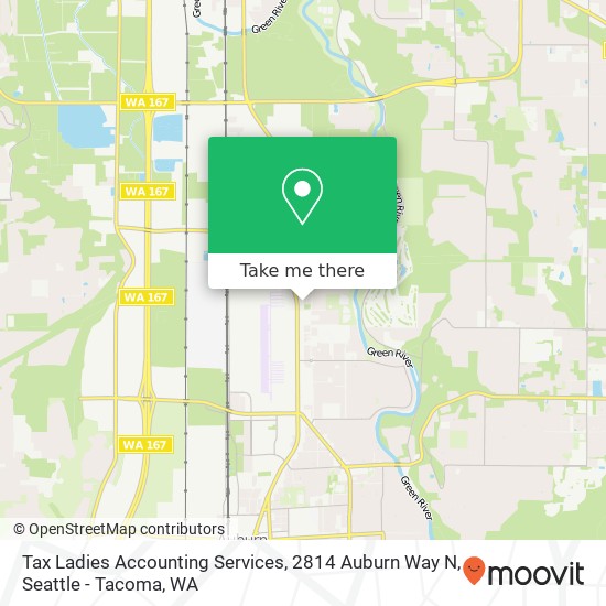Mapa de Tax Ladies Accounting Services, 2814 Auburn Way N
