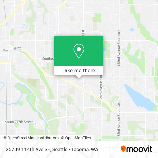 Mapa de 25709 114th Ave SE