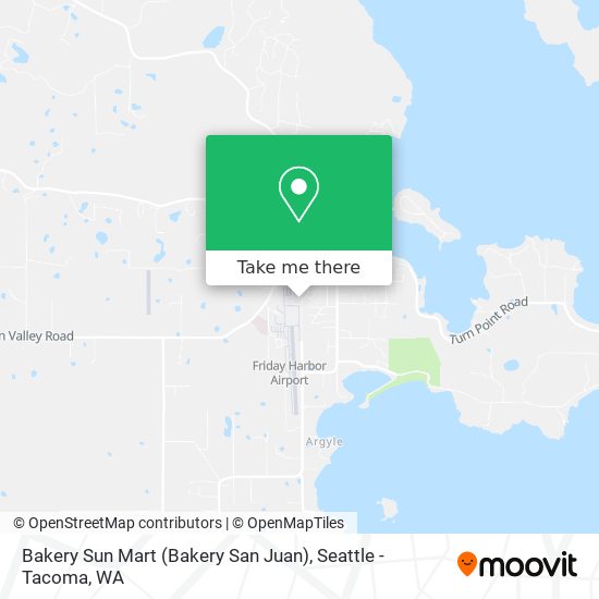 Bakery Sun Mart (Bakery San Juan) map