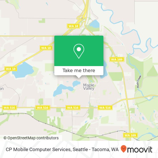 Mapa de CP Mobile Computer Services, 21746 SE 259th St