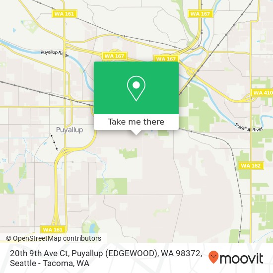 Mapa de 20th 9th Ave Ct, Puyallup (EDGEWOOD), WA 98372