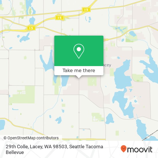 Mapa de 29th Colle, Lacey, WA 98503