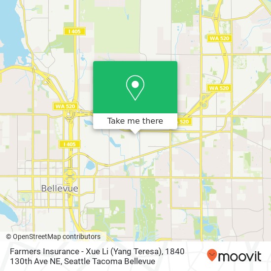 Farmers Insurance - Xue Li (Yang Teresa), 1840 130th Ave NE map