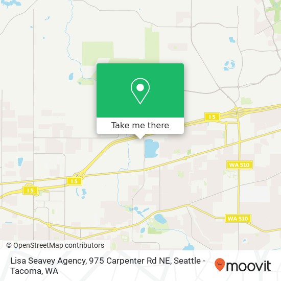 Mapa de Lisa Seavey Agency, 975 Carpenter Rd NE