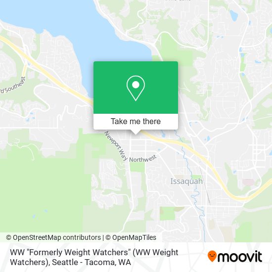 Mapa de WW "Formerly Weight Watchers"