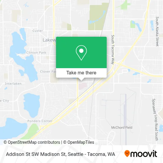 Addison St SW Madison St map