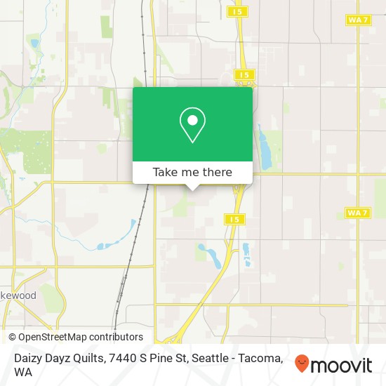 Mapa de Daizy Dayz Quilts, 7440 S Pine St