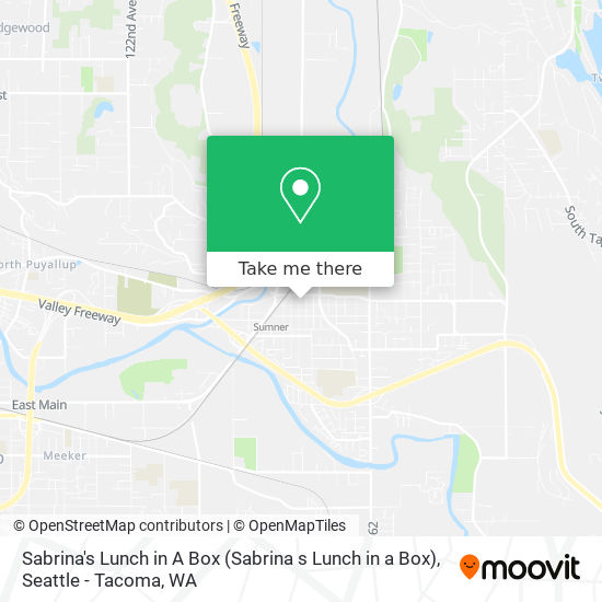 Sabrina's Lunch in A Box map