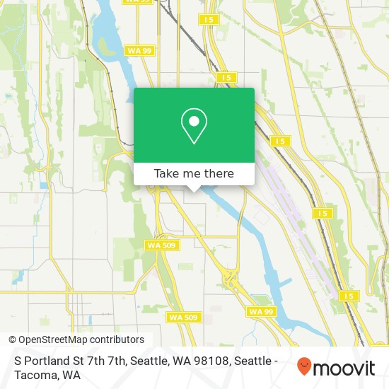 S Portland St 7th 7th, Seattle, WA 98108 map