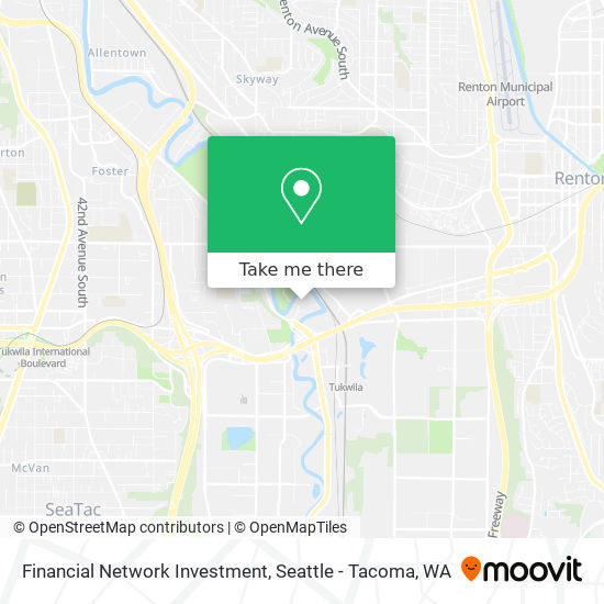 Financial Network Investment map