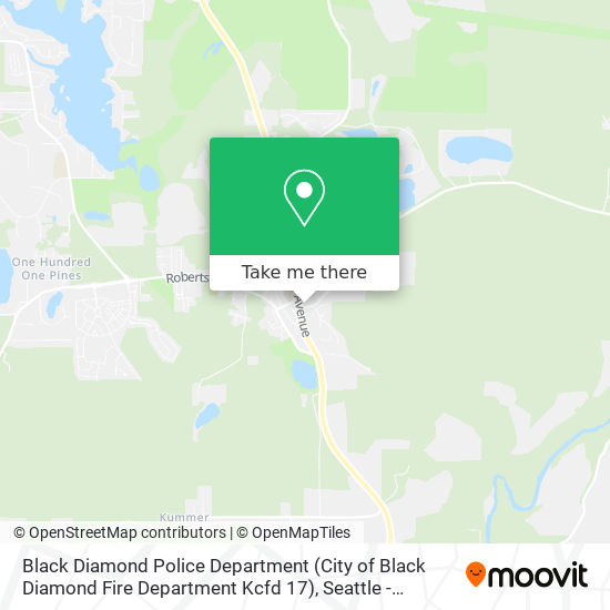 Black Diamond Police Department (City of Black Diamond Fire Department Kcfd 17) map