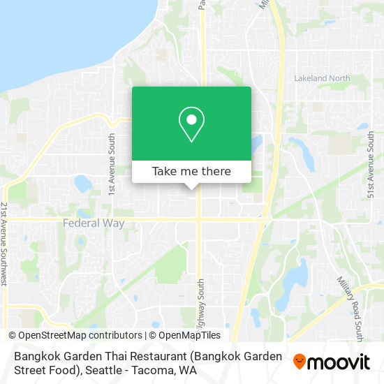 Mapa de Bangkok Garden Thai Restaurant (Bangkok Garden Street Food)