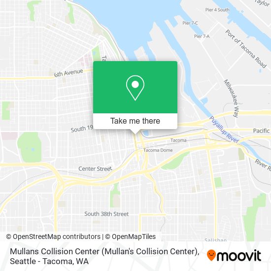 Mullans Collision Center (Mullan's Collision Center) map